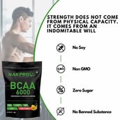 7 - Nakpro BCAA 6000, 0.88 lb 40 Servings Fruit Punch