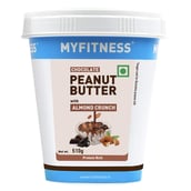 1 - Myfitness Chocolate Peanut Butter,  510 g  Almond Crunch 