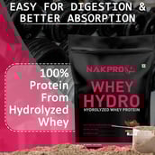 7 - Nakpro Whey Hydro Hydrolyzed Whey Protein, 2.2 lb Double Rich Chocolate (Pack of 2)