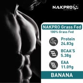 4 - Nakpro Grass Fed Whey Protein Concentrate,  2.2 lb  Banana (Pack of 2) 