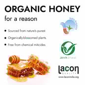 3 - Kapiva Organic Honey,  500 g  Raw & Pure 