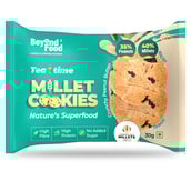 1 - Beyond Food Millet Cookies,  30 g  Crunchy Peanut Butter (Pack of 12) 