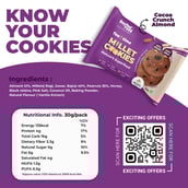 2 - Beyond Food Millet Cookies,  30 g  Cocoa Crunch Almond (Pack of 12) 