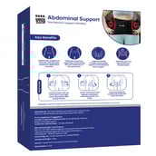 6 - Tata 1mg Abdominal Belt, Large Black
