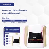 4 - Tata 1mg Abdominal Belt, Large Black