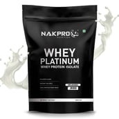 1 - Nakpro Whey Platinum Whey Protein Isolate,  2.2 lb  Unflavoured with Creatine Monohydrate 0.22 lb Unflavoured 