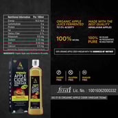 2 - AS-IT-IS Nutrition Organic Apple Cider Vinegar with Mother,  750 ml  Natural 