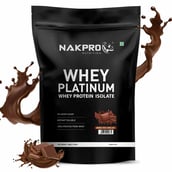 1 - Nakpro Whey Platinum Whey Protein Isolate,  1.1 lb  Double Rich Chocolate 