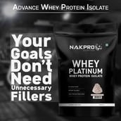 7 - Nakpro Whey Platinum Whey Protein Isolate, 1.1 lb Chocolate Cream