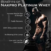 5 - Nakpro Whey Platinum Whey Protein Isolate,  1.1 lb  Banana 