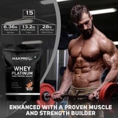 2 - Nakpro Whey Platinum Whey Protein Isolate,  4 Piece(s)/Pack  Banana, Coffee, Cream Chocolate, Cookies & Cream 