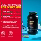 GNC Mega Men Sport Multivitamin,  120 tablet(s)  Unflavoured 
