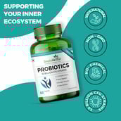 5 - Simply Herbal Probiotics 50 Billion CFU Strains,  60 capsules  Unflavoured (Pack of 3) 