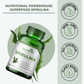 6 - Simply Herbal Spirulina (Pack of 3),  60 capsules 