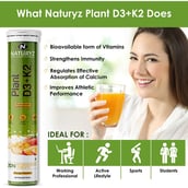 4 - Naturyz Plant D3+K2,  20 tablet(s)  Mango (Pack of 3) 