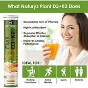 4 - Naturyz Plant D3+K2, 15 tablet(s) Mango (Pack of 3)