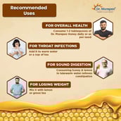 8 - Dr. Morepen Pure & Natural Honey,  250 g  No Added Sugar 