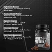 4 - Dr. Morepen Muscle Food 100% Whey Protein,  2.2 lb  Double Chocolate 