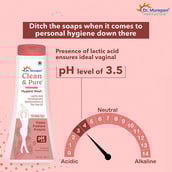 6 - Dr. Morepen Clean & Pure Intimate Hygiene Wash,  100 ml  PH 3.5 