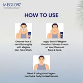 5 - Meglow Skin Brightening Face Cream for Men,  50 g  for All Skin Types (Pack of 2) 