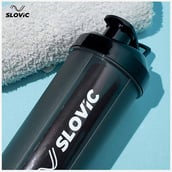 3 - SLOVIC Leakproof Gym Shaker Bottle,  Black  700 ml 