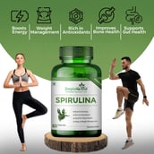 4 - Simply Herbal Spirulina (Pack of 4),  60 capsules 