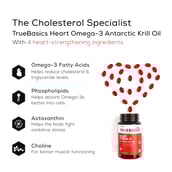 2 - TrueBasics Heart Omega-3 Antarctic Krill Oil OP,  30 capsules 