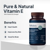 5 - Miduty Pure & Natural Vitamin E,  30 softgels 