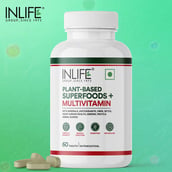 2 - INLIFE Plant-Based Superfoods+Multivitamin,  60 tablet(s)  Unflavoured 