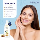 4 - Meglow Pro-Care Moisturizing Body Lotion,  500 ml  with Almond & Vitamin-E 