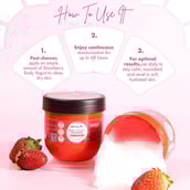4 - Meglow Body Yogurt,  200 ml  Strawberry for Instant Hydration 