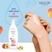 4 - Meglow Pro-Care Moisturizing Body Lotion,  500 ml  with Peach 