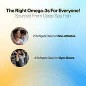 4 - Setu Deep Sea Fish Oil 1000mg (Pack of 2),  60 softgels 