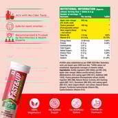 4 - Fast & Up Apple Cider Vinegar with Mother,  15 tablet(s)  Ginger Lemon (Pack of 4) 