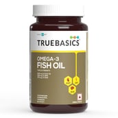3 - TrueBasics Fish Oil with 1250mg Omega-3 560mg EPA 400mg DHA,  60 capsules 