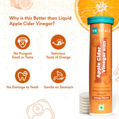 1 - HealthKart HK Vitals ACV 750 mg Effervescent, 60 tablet(s) Orange