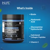 5 - INLIFE Hydrolyzed Collagen Peptides,  0.44 lb  Blueberry 