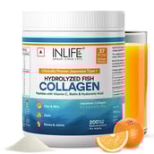 1 - INLIFE Hydrolyzed&nbsp;Fish Collagen Peptides,  200 g  Orange 