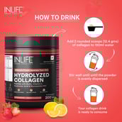 5 - INLIFE Hydrolyzed Collagen Peptides,  0.44 lb  Strawberry Lemon 