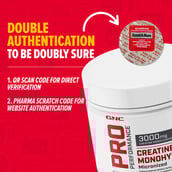 6 - GNC Pro Performance Creatine Monohydrate,  Cranberry  0.22 lb 