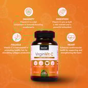 6 - StemRX Virgin Vit-C,  60 capsules  Unflavoured 