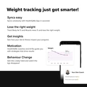 4 - HealthifyMe Smart Scale,  Black 