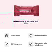 2 - HealthifyMe Protein Bar,  6 bar(s)  Mixed Berry 
