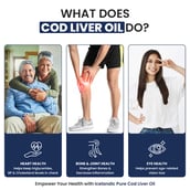 6 - Naturyz Icelandic Pure Cod Liver Oil 100 Softgels & Plant Biotin 60 Tablets Combo, 2 Piece(s)/Pack