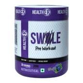 1 - HealthER Swole Pre Workout,  0.66 lb  Blueberry 