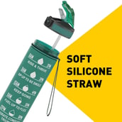 6 - MuscleBlaze Sipper Bottle,  Forest Green  1 L