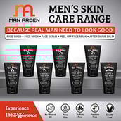 6 - Man Arden De Tan Brightening Face Scrub,  100 ml  De-Tans & Exfoliates Skin with Vitamin C 