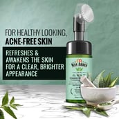 3 - Man Arden Anti-Acne Neem Foaming Face Wash,  120 ml  with Built-in Brush 