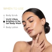 6 - VLCC Clinic Brighten & De-Tan Body Wash,  250 ml  Niacinamide + Vitamin C