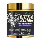 1 - Vitaminnica Battle Zone Pre-Workout,  0.53 lb  Blue Raspberry 